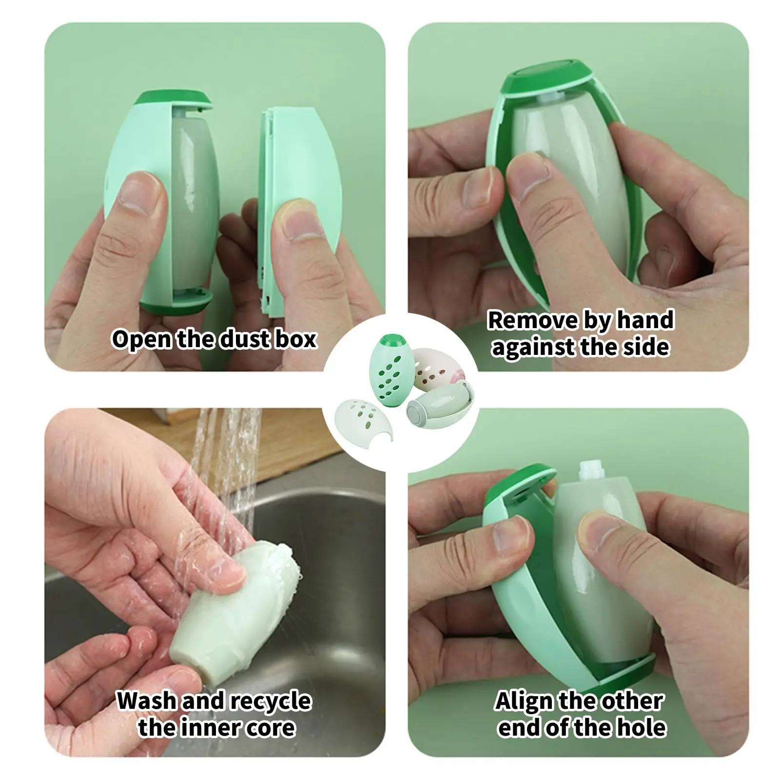 Reusable Lint Roller, Washable Reusable Lint Rollers, Portable Super Sticky Home Travel Lint Roller, Lint Roller for Clothes 5