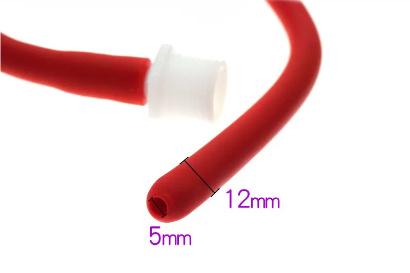 50 to 200cm Long douche silicone enema syringe shower cleaning head anal beads butt plug nozzle tip tool fauce_voghion.com