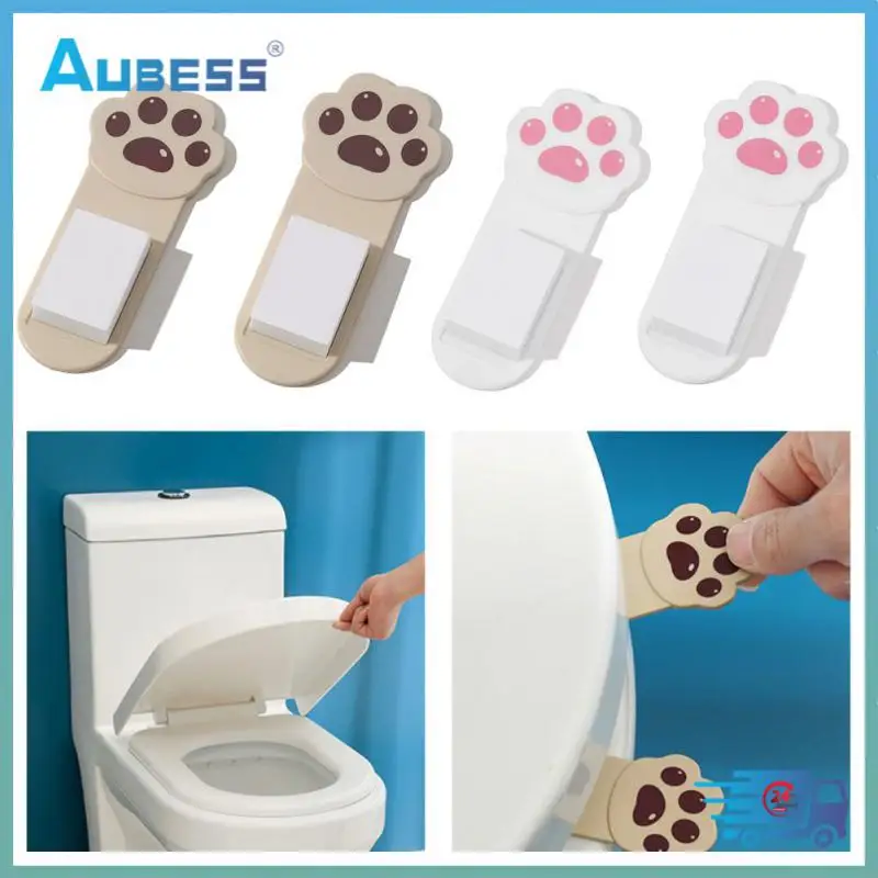 Toilet Seat Holder Lifter Sanitary Closestool Seat Cover Lift Handle Cover Lifter Bathroom Accessories Home Cleaning Tools toilet seat cover,toilet seat accessories