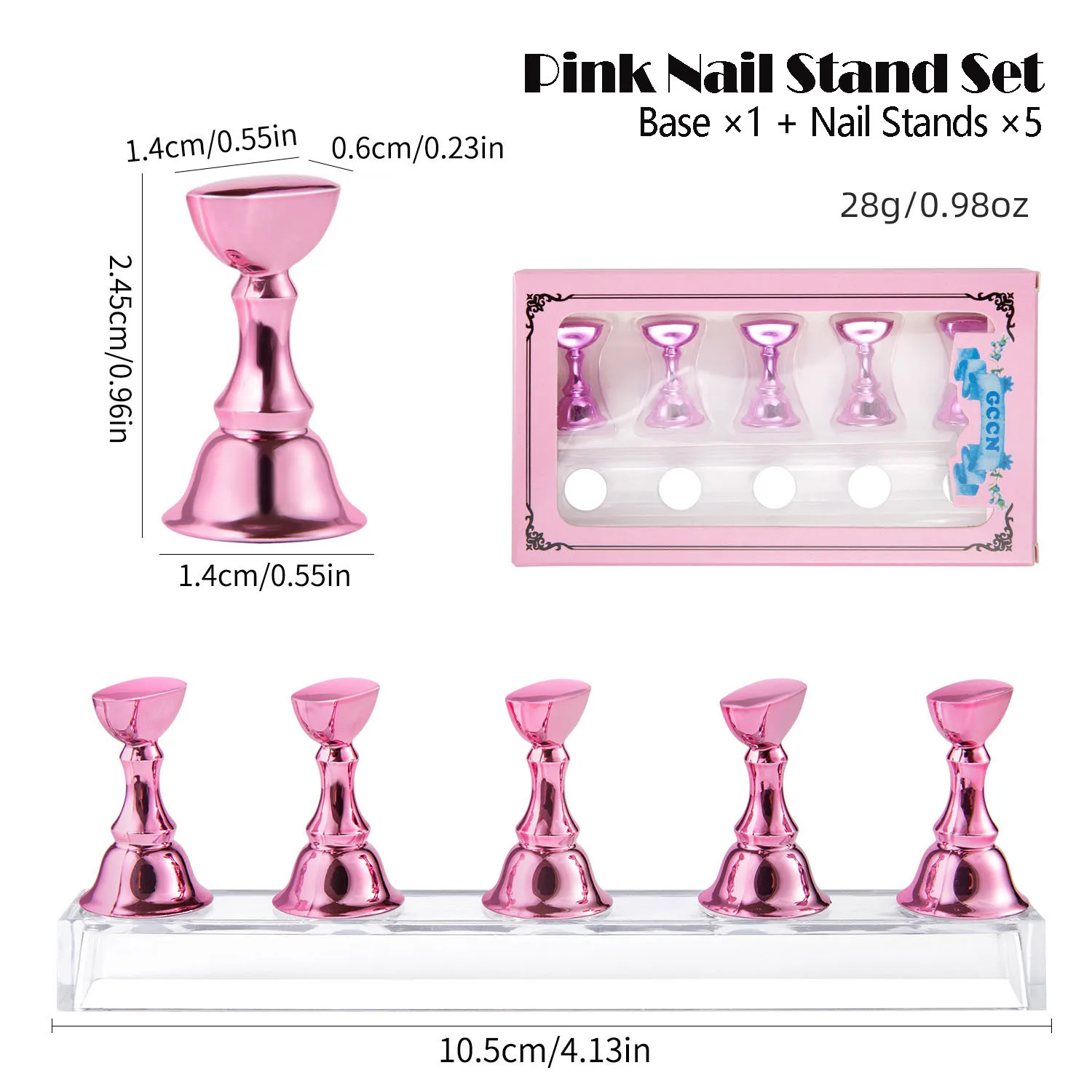 Kit de Herramientas para Uñas Todo en Uno de 30 Piezas - Esenciales de Calidad Profesional para Arte de Uñas, Uso Profes