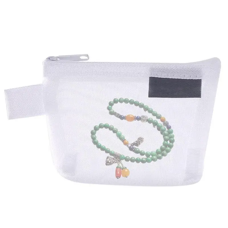 

Coin Pouch Reusable Triangular Mesh Coin Purses Mini Nylon Credit Bags Card Bag For Shopping Outgoing Office