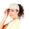 Fashion Simple Solid Color Back Magnetic Women's Cap Creative Design Shade Ponytail Convenient Sports Sun Hat Wholesale 1