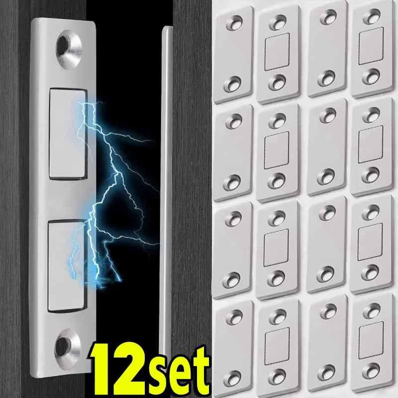 Magnetic Cabinet Catches Door Magnets Stops Adhesive Drawer Catch for Kitchen Closet Closer