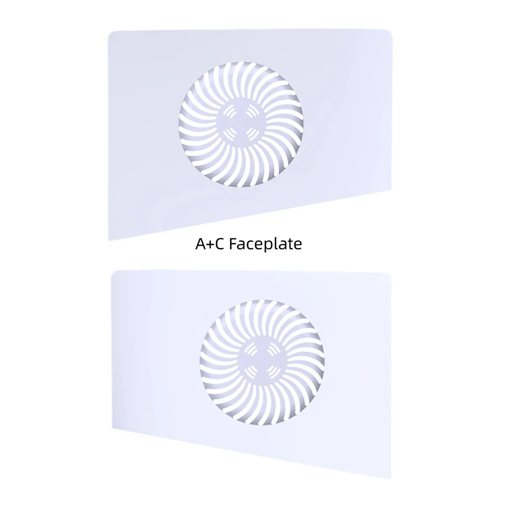 For PS5 Pro/PS5 Slim Console Faceplate with Cooling Vent For Playstation 5 Slim/Pro Replacement Face Plate Protective Shell