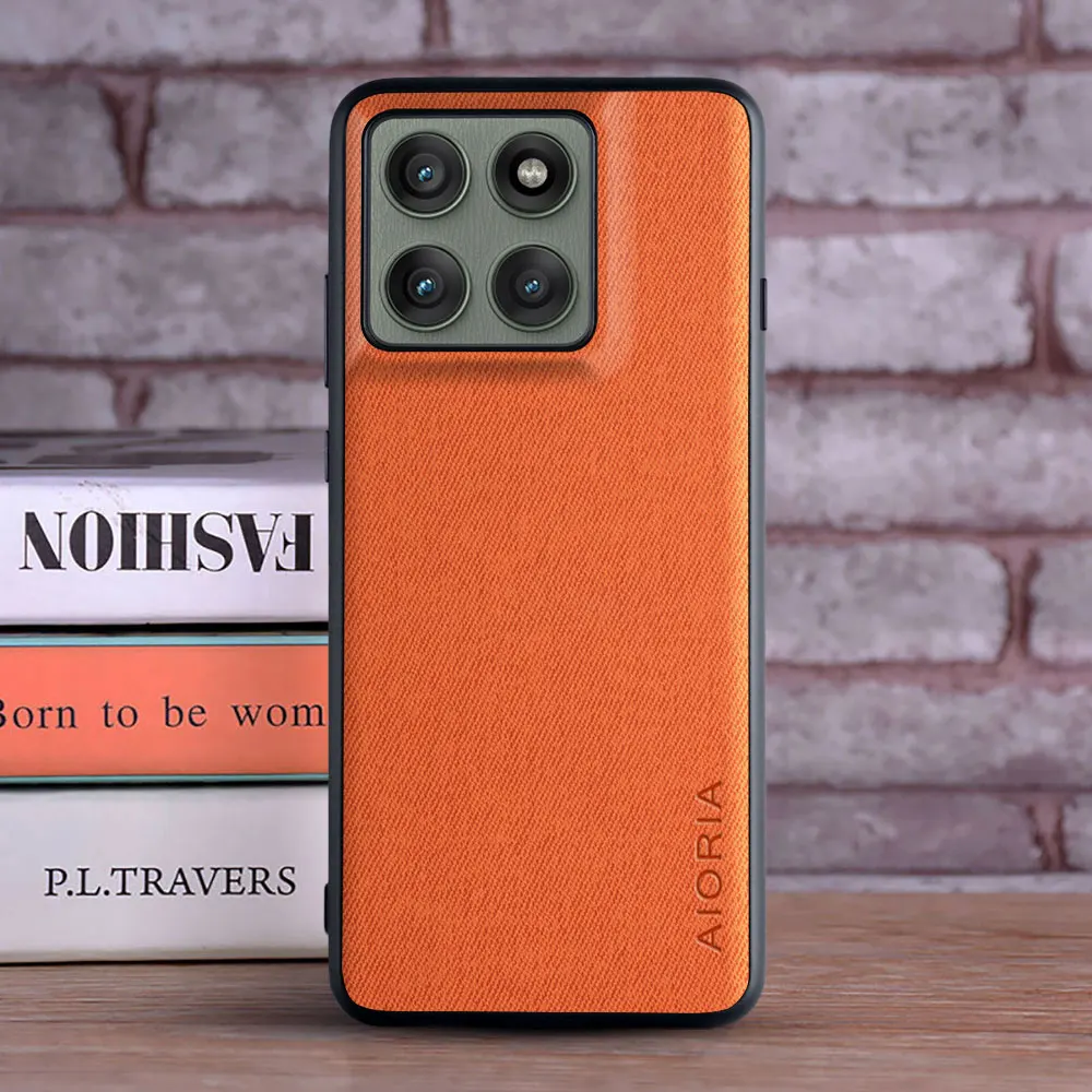 Elegant Leather Phone Case - Stylish Hard Textile Cover