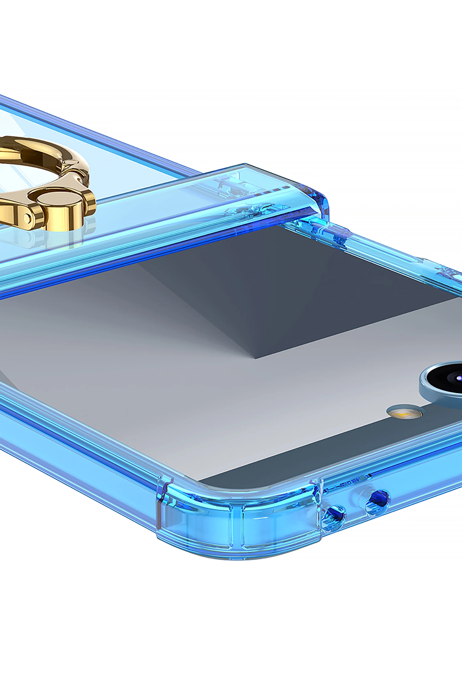 Silicone Airbag Bumper Soft Case for Samsung Galaxy Z Flip 7 Case All-included H