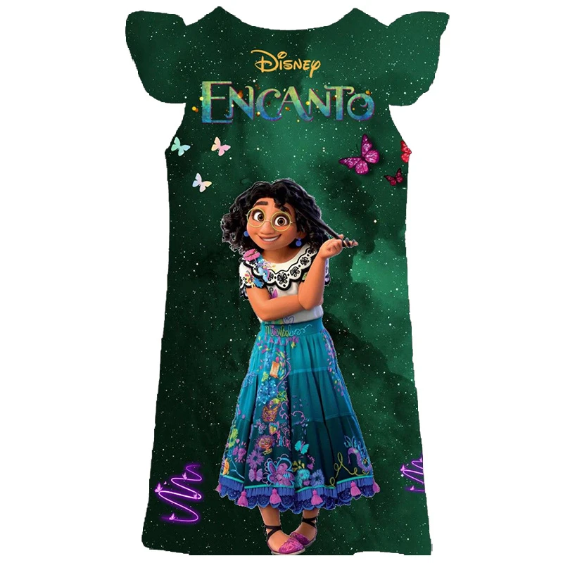 Disney Encanto Isabela Mirabel Princess Dress Cosplay Girls Party Vestidos Dress Girl Kids Beautiful Costume Birthday Princess dresses expensive