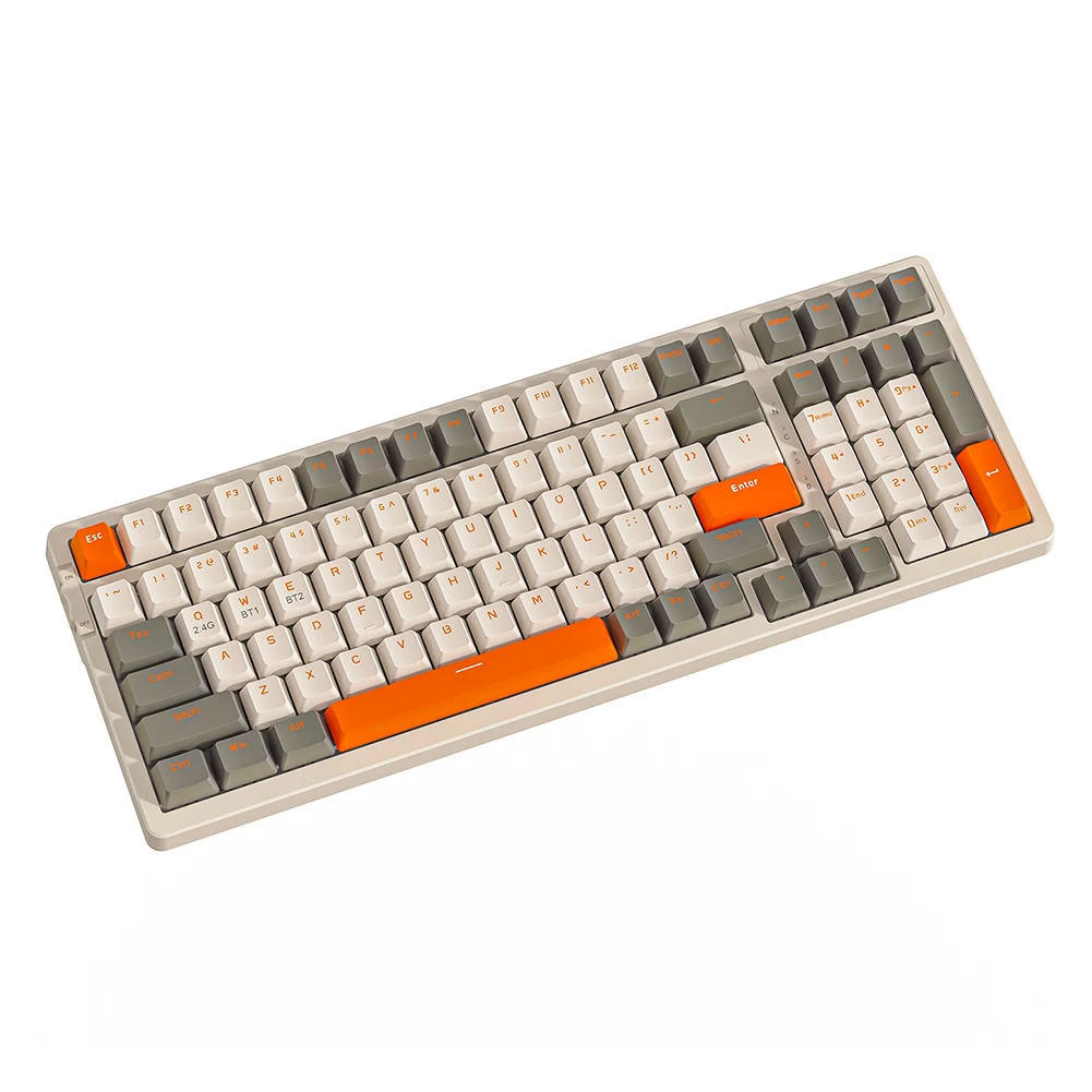 Mechanical Keyboard 100 Keys K96 Gaming Keyboard Dual Mode Bluetooth-compatible Gamer Keypad 2.4G USB/Type-C for Computer Laptop