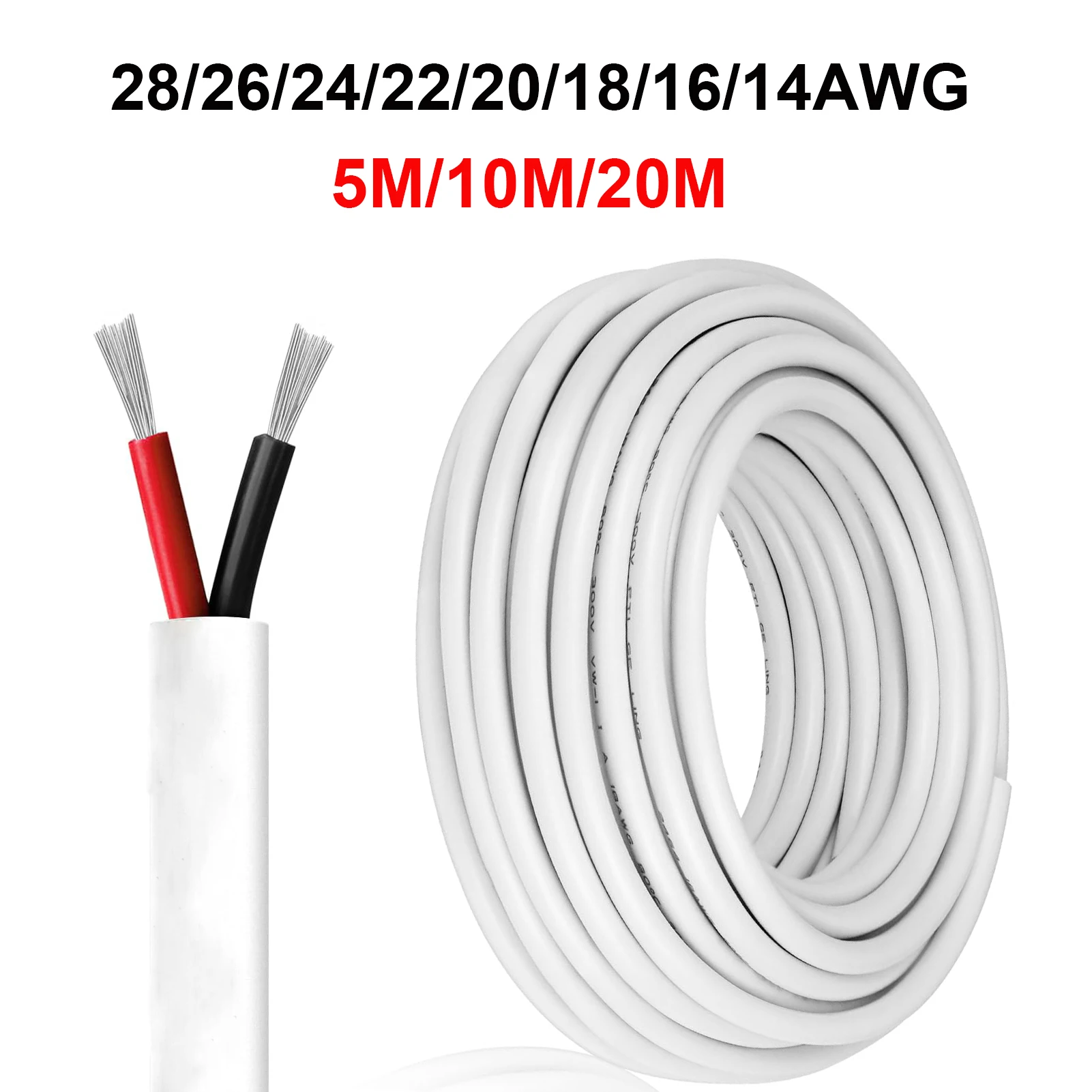 Cable De Extensión Para Servo De 22 AWG – 9.2 Metros Con 60 Núcleos De Cobre Estañado Para RC, Drones Y Aviones