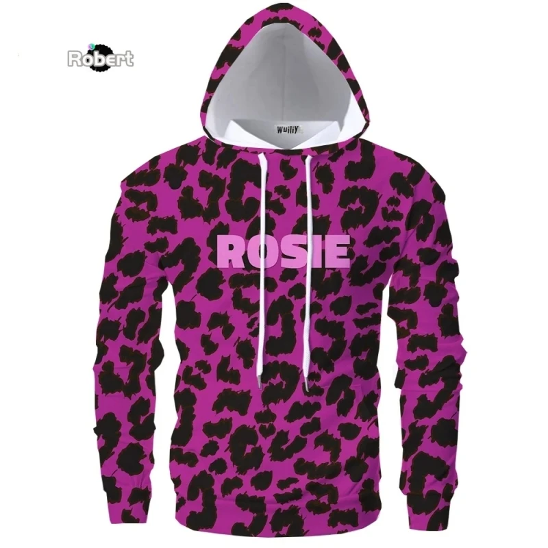 Pink Colored Flowers Hoodies For Men New Year 2024 Gym Men's Sweatshirt Pullovers Y2k Korean Popular Clothes For Man Clothing