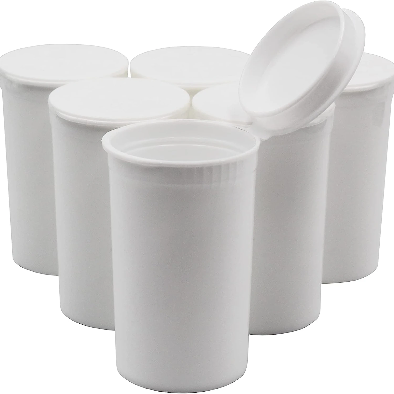 5PcsWaterproofAirtightJointPillBottlesWithPopTopCapsSmell