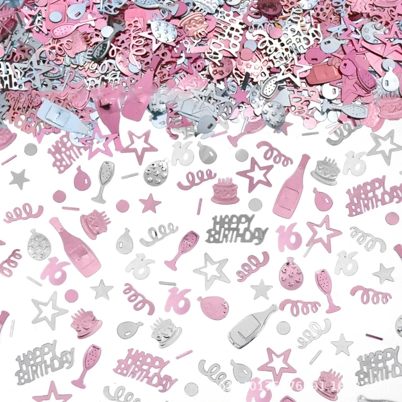 Compleanno Confettis Rose Gold Paillettes Star Balloon Table Scatter Decoration