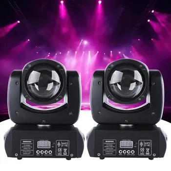 Faro LED Gobo Spot da 120W 180W, Testa Mobile a 18 Luci per Feste, Discoteche, Palcoscenici, Luci da Palco con Suono DMX, 18 Prismi, Illuminazione per Club, Discoteche e Bar
