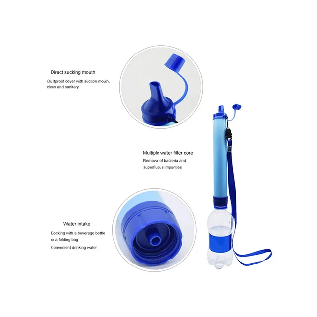 1 ชิ้น-10 ชิ้นเครื่องกรองน้ํากลางแจ้งกลางแจ้ง CampingCamping เดินป่าฉุกเฉิน Life แบบพกพากรองเหมาะสําหรับลําธาร, Lakes 6