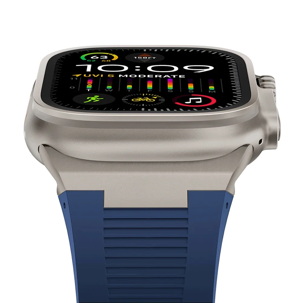 Premium Soft Silicone Watch Strap - Durable Rubber Band for Enhanced Comfort and Style