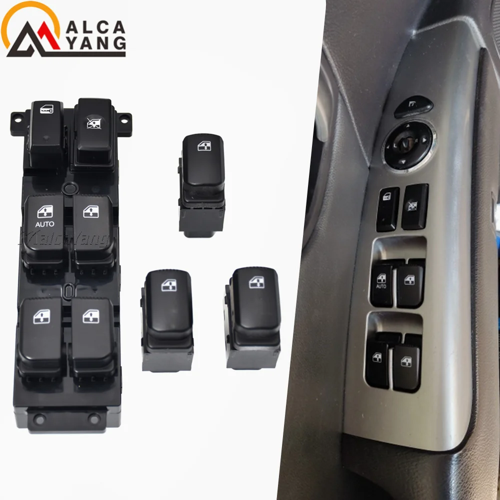 Accessori Auto For For Per Hyundai Santa Fe Cm 2007-2011 Interruttore Comando Finestra