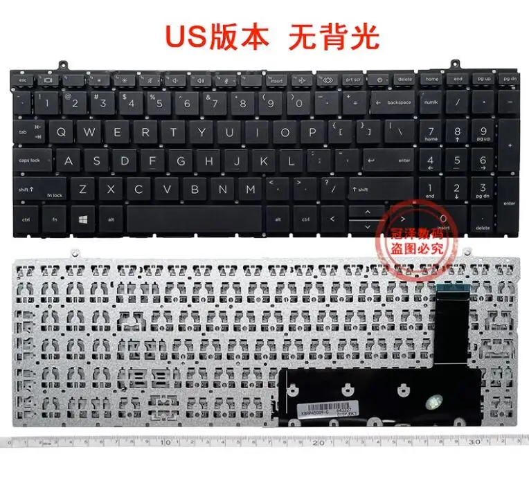 Tastiera Per Laptop Usa Per Hp Probook 450 G9 455 G9 455R G9 Hsn-Q34C-4 Senza Retroilluminazione