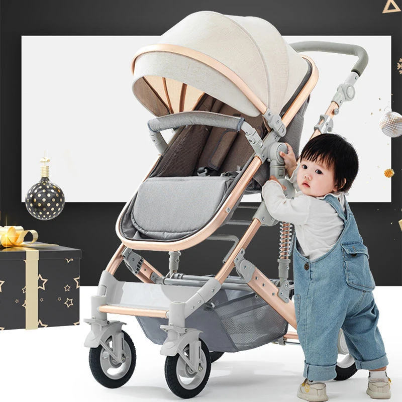 New baby stroller,Stylish Portable Stroller,Luxury Baby stroller Baby carriage High landscape,Portable travel pram newborn