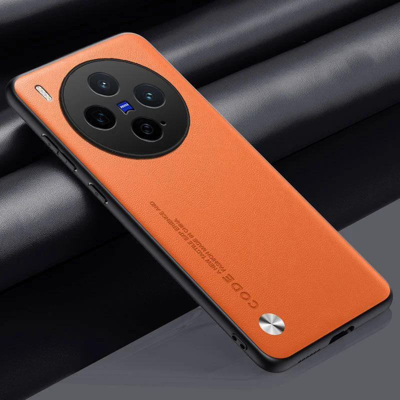 Luxury PU Leather Shockproof Bumper Case - Premium Hard Cover