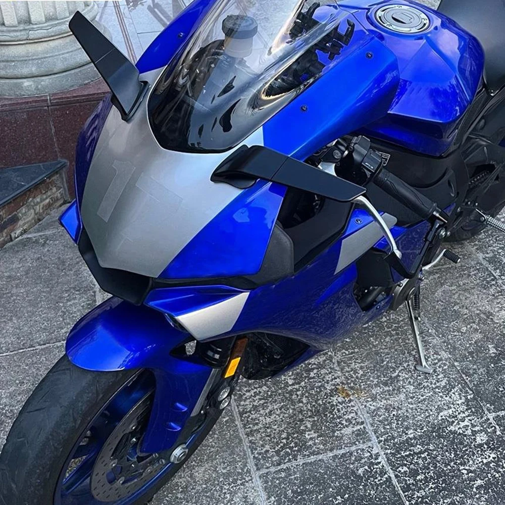 YZF R7 Yzf R6 Dikiz Aynası Motosiklet Aksesuarları Ayna Rüzgar Kanadı Ayarlanabilir Döner Dikiz Aynası_voghion.com