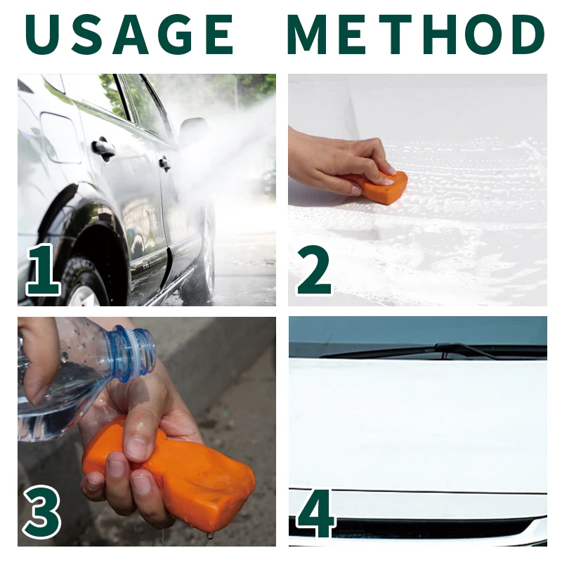 Car Magic Clay Bar Cleaning Mud High Grade Auto Detailing Cleaner Stain Remover Wash Tool With Storage Shell For Car Accessories