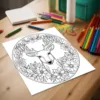 1pc Art Coloring Book 24Page Animal World pattern For Adults Teens Stress Kill Time Graffiti Painting Drawing Art Book 5