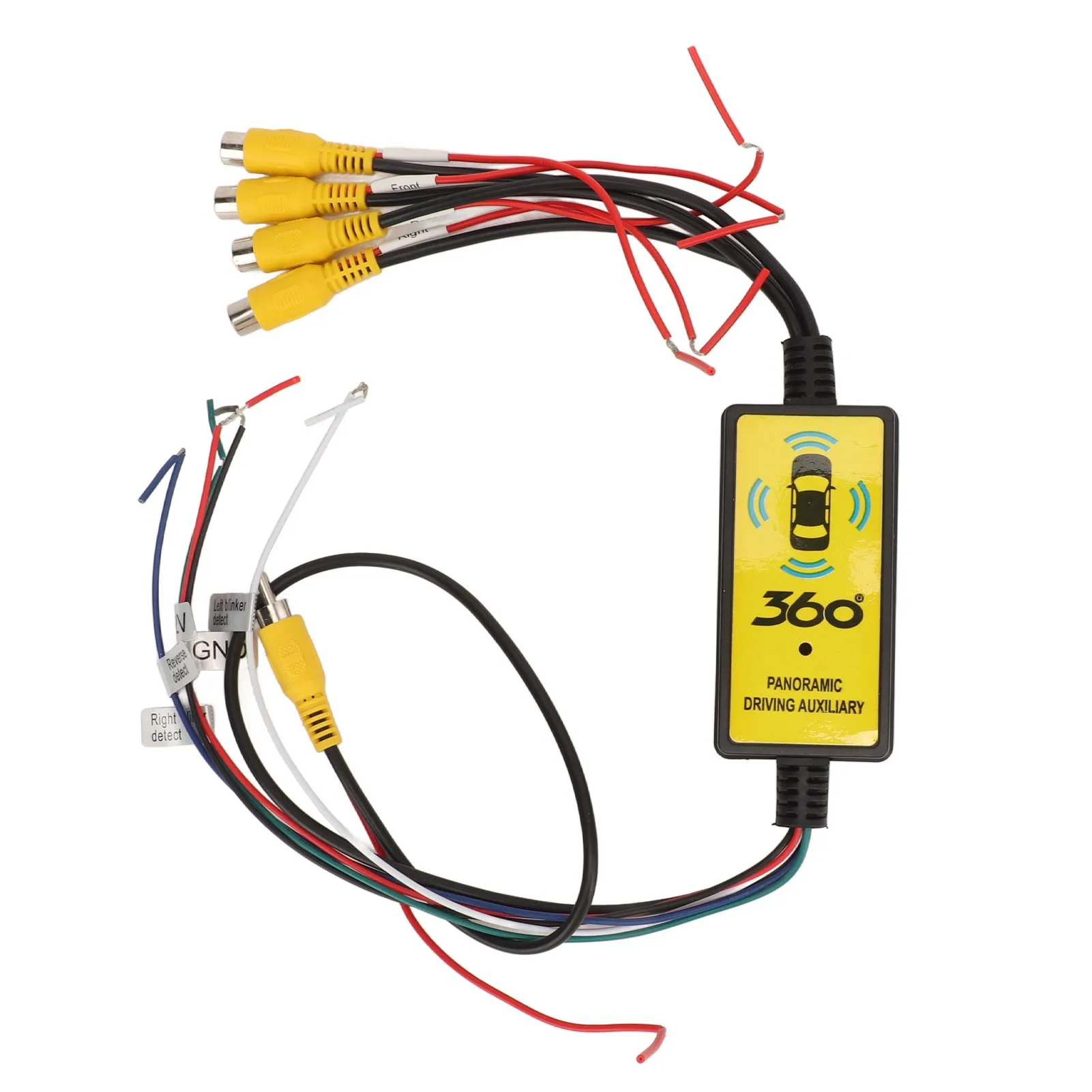 Advanced 4-Way Backup Camera Video Switcher with Intelligent Circuit Detection