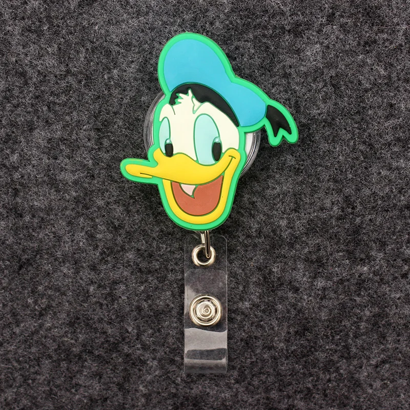 Mickey Minnie Donald Daisy Badge Reel Nurse Workers ID Holder Retractable Name Card Holder Accessory retractable badge reel badge holder retractable id tag retractable id lanyard