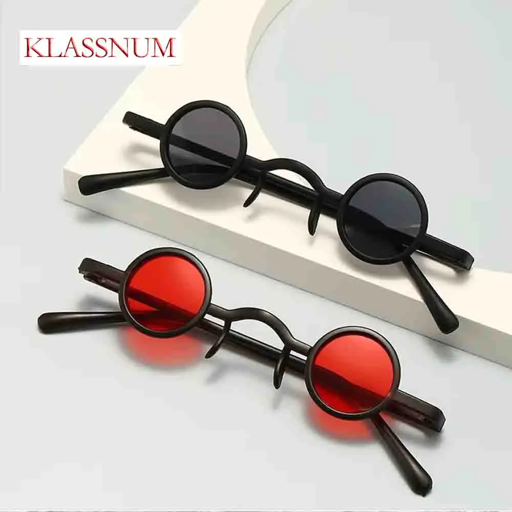 Ronde Steampunk Zonnebril Voor Mannen Retro Fashion Punk Zonnebril Vrouwen Trendy Vintage Bril Dropshipping Gafas De Sol Hombre  200000297