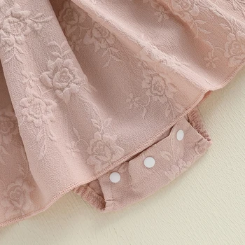 Adorable Baby Girl Floral Romper with Matching Headband Set for Summer Outfits Newborn Clothes Collection 4