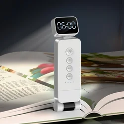 Rechargeable Ultralight LED Book Light with Timer and 3 - Color Modes (White)
