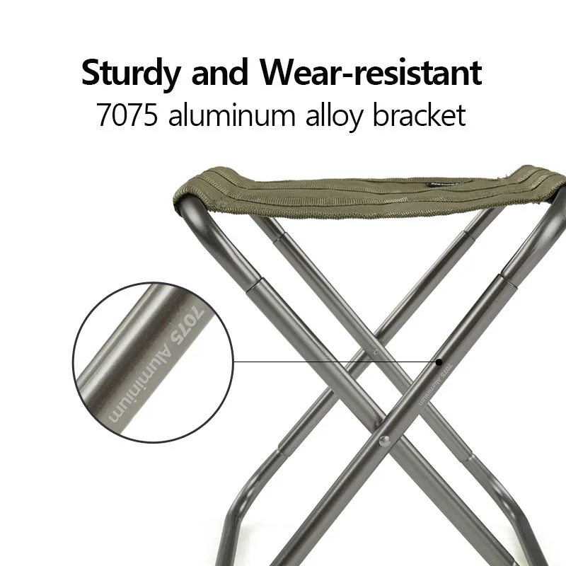 Folding Chair, Retractable Stool, Fishing Accessory Naturehike Lightweight Outdoor Compact Portable Aluminium Alloy Folding Fishing Stool