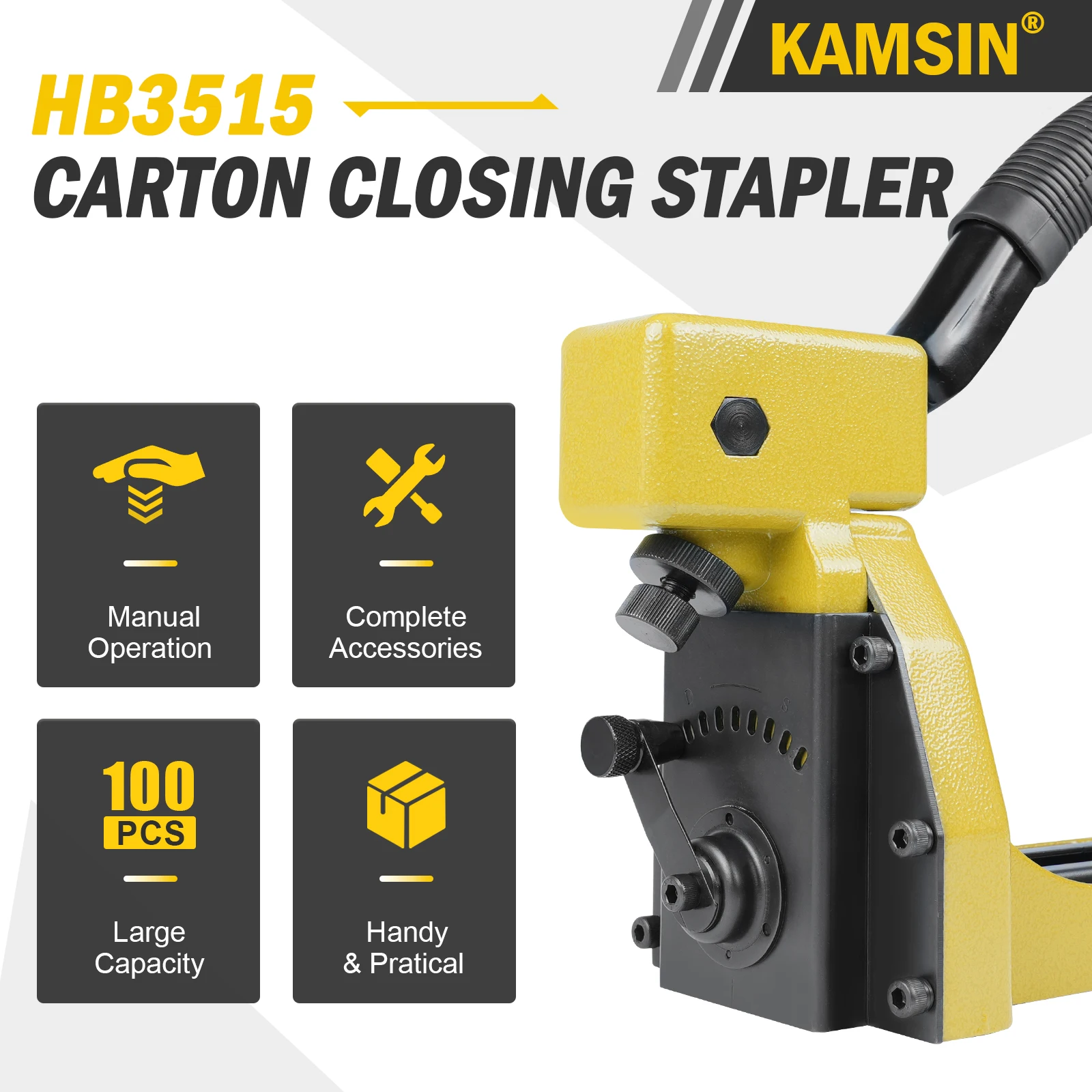 Manual Carton Closing Stapler15MM Sealing Machine for Box or Cartons Closing Stapler  Carton Box Tool Packing 3