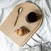 Fruit Tray for Serving Food Wooden Plate Trays to Serve Food Snack Dish Plates Decorative Dry Dessert Sweets Kitchen Storage 6