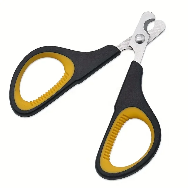 1 Piece of Pet Stainless Steel Nail Clippers, Scissors for Trimming, Cleaning, and Grinding Nails Suitable for Dog and Cat Claws 2