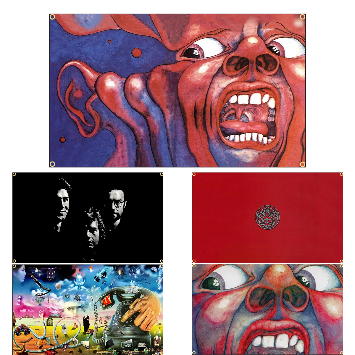 

FLAGDOM 90x150 см, Королевский малиновый флаг/гобелен, британская рок-группа, Настенная подвеска, эстетическое украшение для спальни