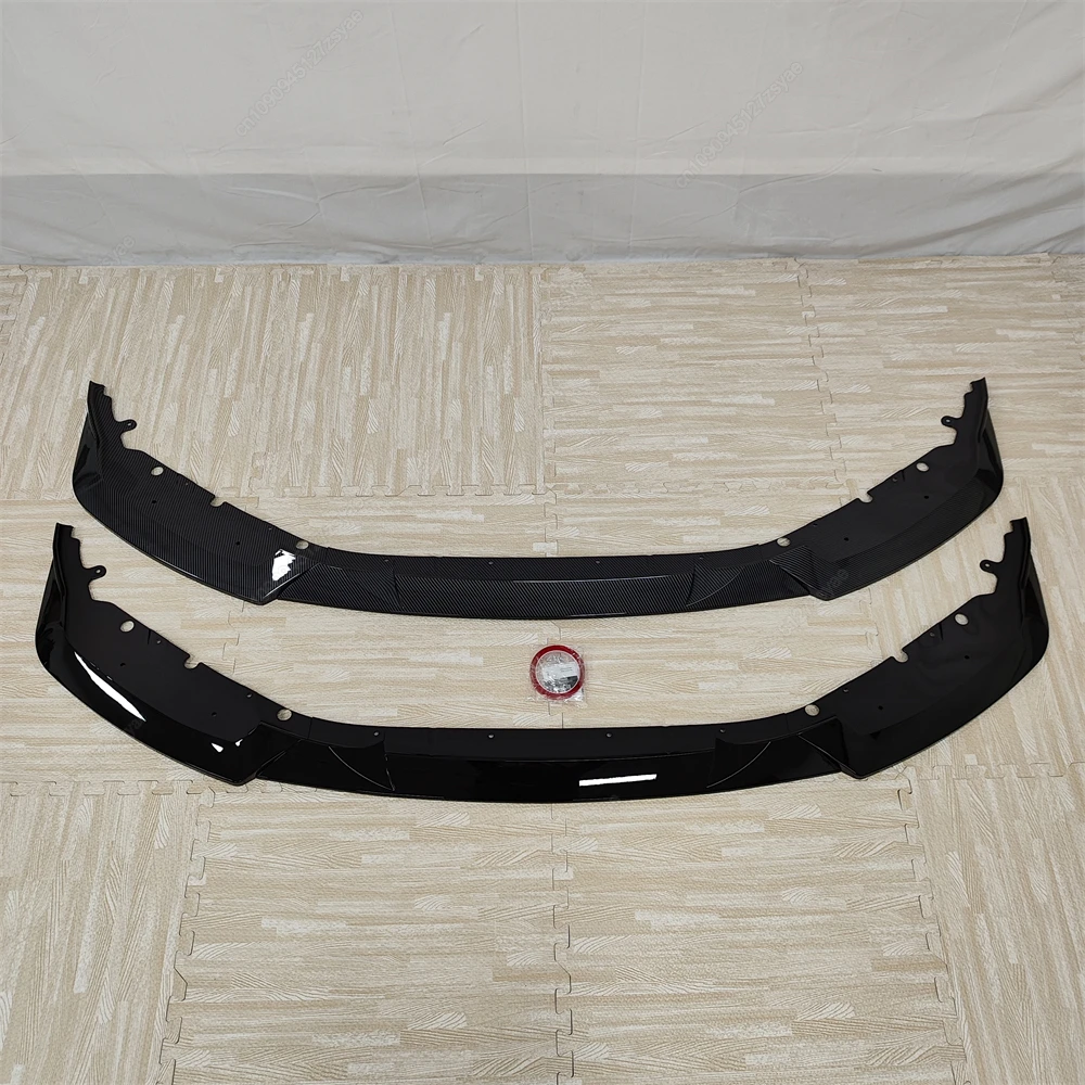 BMW 2 시리즈 M2 G87 2023 2024 2025 2026 바디킷 튜닝용 프론트 범퍼 스플리터 립 로워 스포일러 블레이드 자동차 키트 (글로스 블랙)