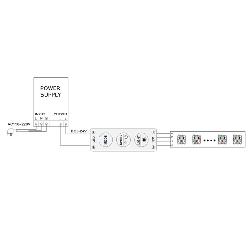 LED Controller Dimmer DC 12V-24V Mini 3Key Controller Single Color LED Strip Control Switch For 5050 2835 Strip Light Dimmable led strip controller led dimmer switch led dimmer controller led strip switch