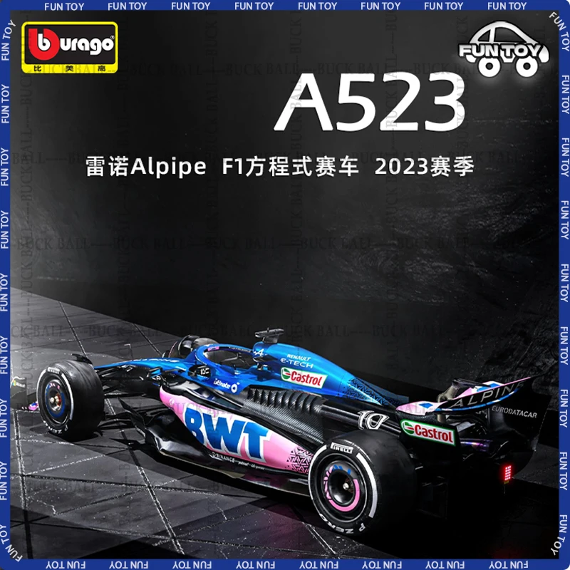 

Bburago 2023 Alpine F1 Team A523 Racing #10 #31 1/43, масштаб 1, литые модели автомобилей из сплава, коллекционные автомобили F1, игрушки для мальчиков, подарки