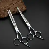 Professional Barber Scissors Accessories Shop 6 Inch Hairdressing Hair Haircut Cutting Thinning Tools Salon Hairdresser's Set 2