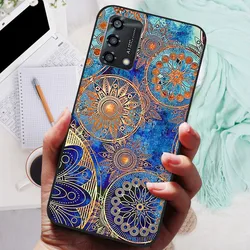 Sleek Black Silicone Phone Cover - Durable Soft TPU Bumper Case for OPPO A74 4G (32)