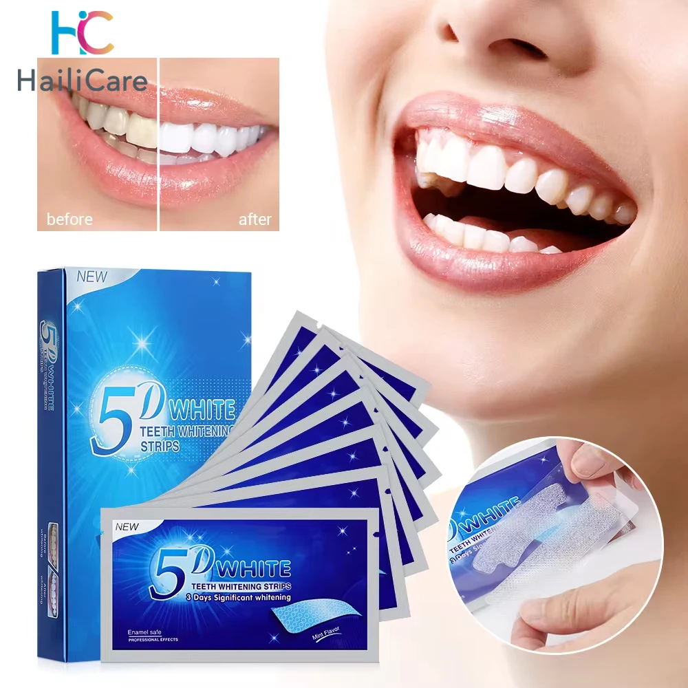 5D Gel teeth whitening strips teeth whitening kit teeth whitening gel for false Teeth Veneers