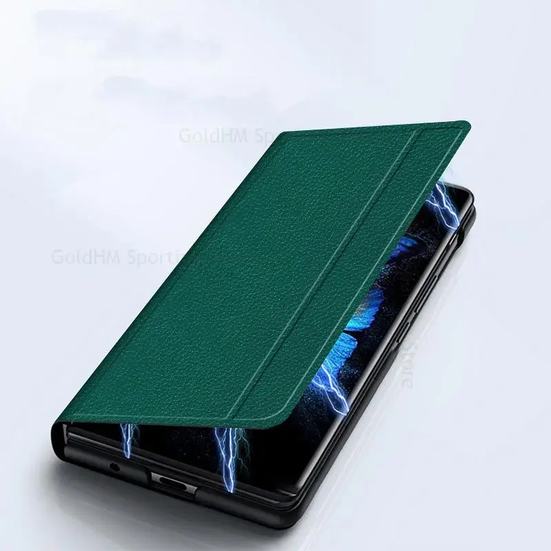 Magnetic Flip Leather Kickstand Case For vivo X Fold 2 5G Book Stand Shockproof Cover For Vivo X Fold2 V2266A Fold Bracket Cover