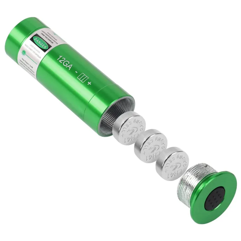 Laser Bore Sight Collimador Ponteiro, ON OFF Interruptor Incluรญdo Bateria, 12GA Boresighter