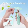 Portable Foldable Fan Handheld Fan 270 ° Adjustable Mini Fan Rechargeable 5-in-1 Bracket/Mirror/Flashlight/Fan/Power Bank 2