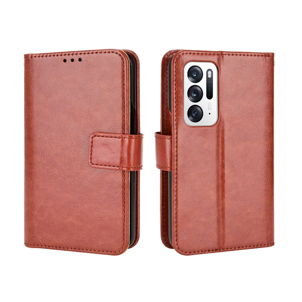 Wallet Leather For OPPO Find N Case Magnetic Book Stand Flip Card Protection Cover oppo flip cover