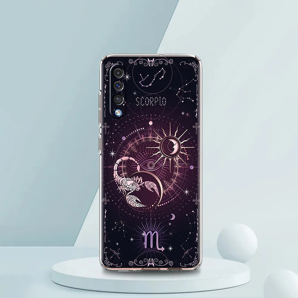 Hexen Mond Tarot Mystery Totem transparente Telefon hülle für Samsung Galaxy A12 A02 A03S A50 A70 A40 A10 A20 A30 Silikon hülle – Detail 7