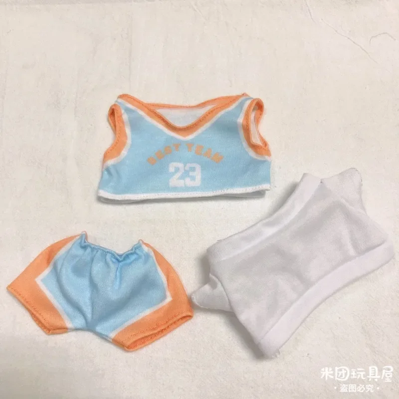 20cm doll clothes, basketball sports and leisure jersey set, 20cm cotton doll vest 4