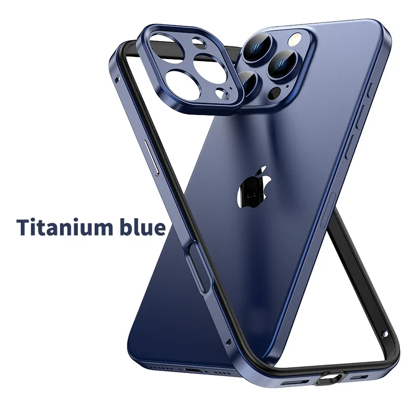 Enhanced Camera Protection Hybrid Silicone & Aluminum Metal Phone Case with Improved Heat Dissipation