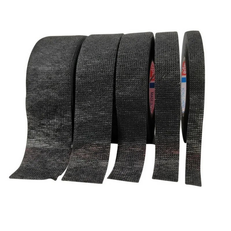 Adhesive Cloth Tape 15M Heat Resistant Automotive Tape For Car Cable Harness Wiring Fabric Loom Electrical